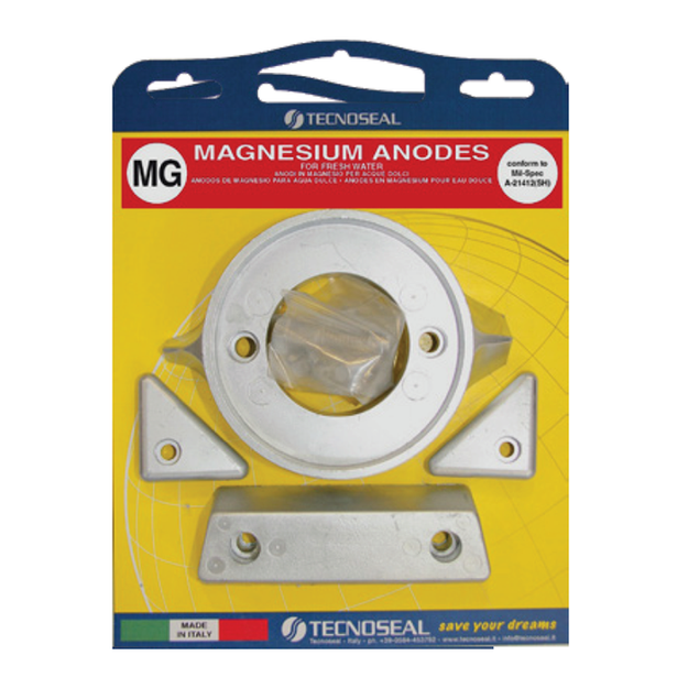 Volvo Penta Anodensatz 290-C inklusive Montagematerial – Magnesium