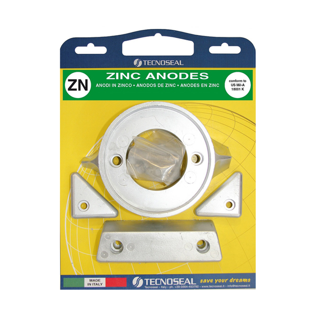 Volvo Penta Anodensatz 290-C inklusive Montagematerial - Zink