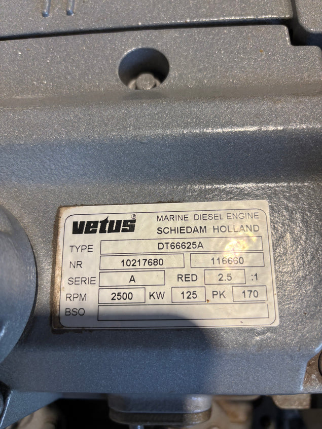 Vetus Deutz DT66 170 PS-Schiffsmotor (neu)