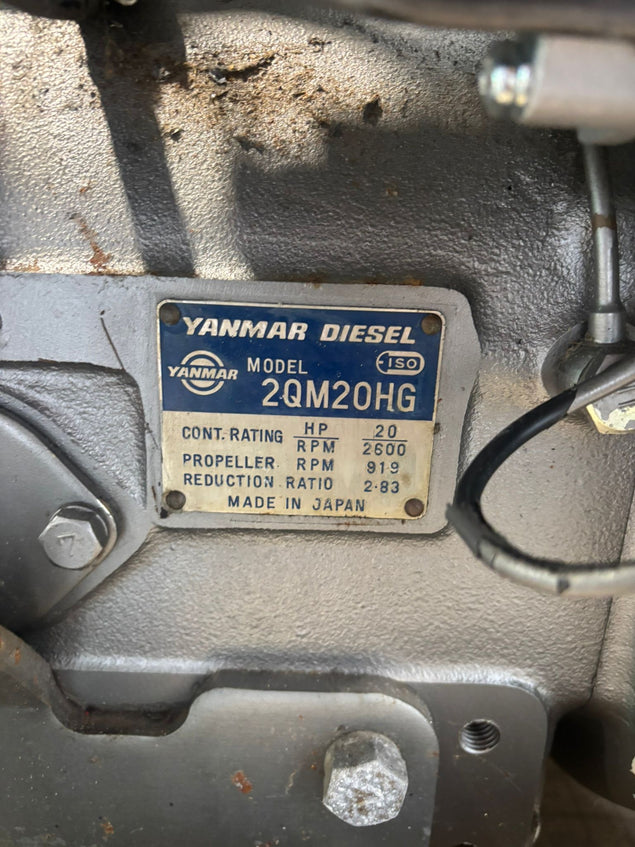 Yanmar 2QM20HG Schiffsmotor - KBW10 2.83 Getriebe