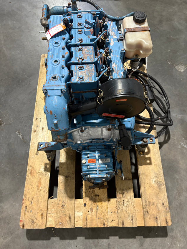 Lister Petter LPW4 40 PS Schiffsmotor