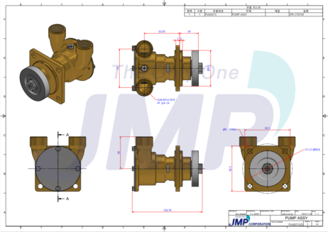 Caterpillar C1.1 C2.2 Impellerpomp - 425-5421