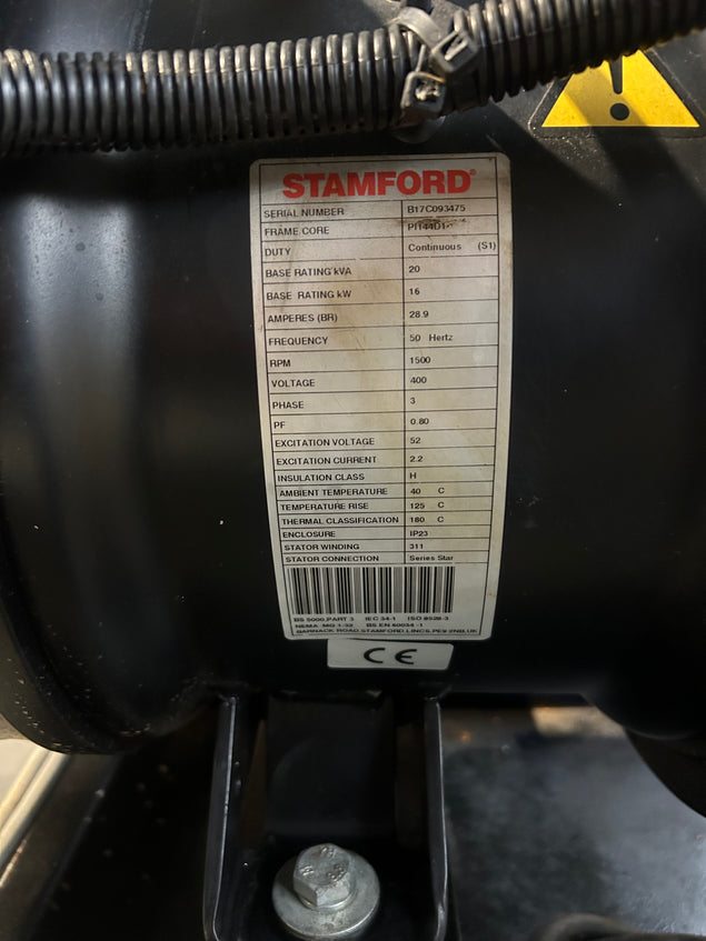 Yanmar 4TNV84T 20KVA Stamford Stromaggregat
