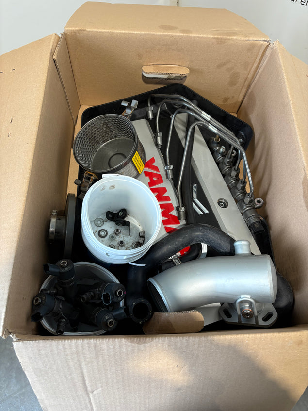 Yanmar 4JH80 Schiffsmotor (für Ersatzteile)