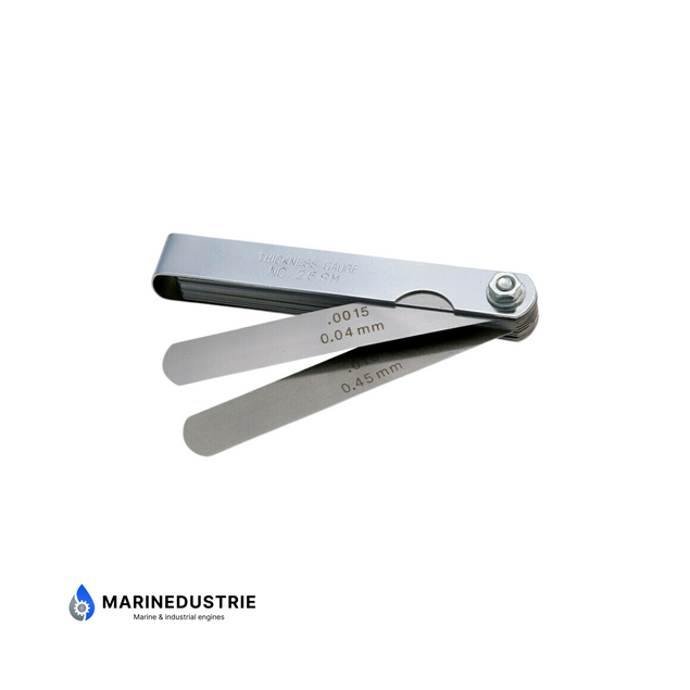 Voelermaat set 0.04 - 0.63mm