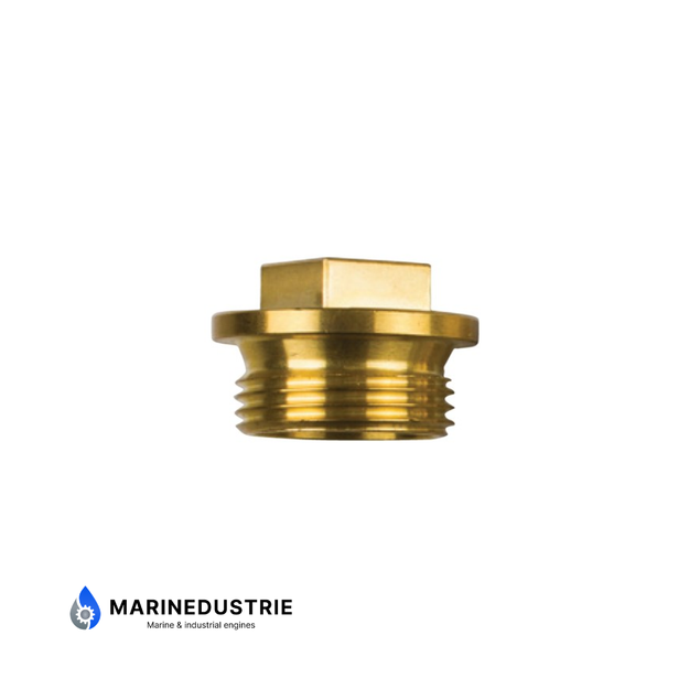 Volvo Penta Messingstopfen 1" - Gasgewinde Bleistiftanode Messing - 823661