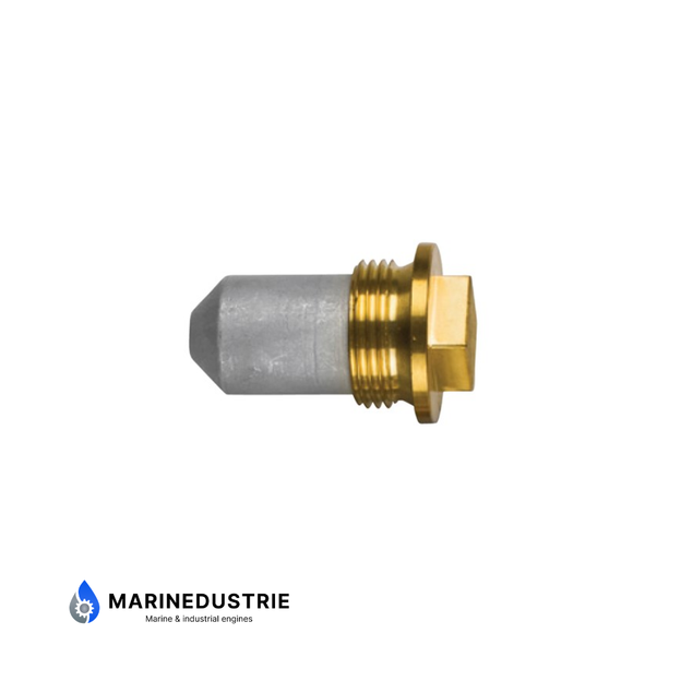 Volvo Penta Stiftanodenstecker 1" Gasgewinde Zink - 823661