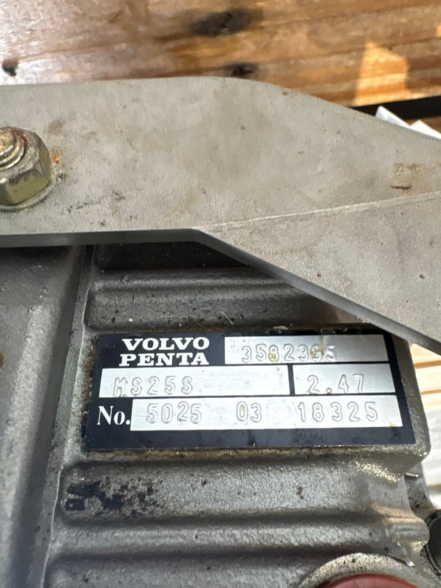 Saildrive Volvo Penta MS25S 2.47 - 3582395 23370772