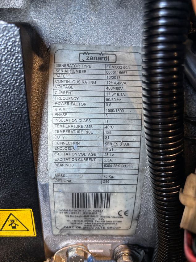 Gen-Set MG 11.5DT 10.2KVA Schiffsgenerator 1500RPM