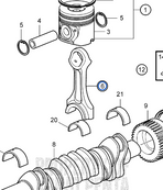 Pleuel Volvo Penta D4/D6 21359313 21969454 23295949
