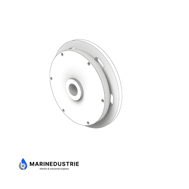 Demperplaat Volvo Penta D1 D2 - 22026428 - 3840422