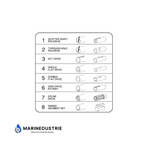 Impellerkit Volvo Penta - AQD21A MD21A MD22 MD22A MD22L TMD22A - 875811.