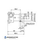 Impellerpumpe Ruggerini RM80 RM90 M150 MM191 - F35-9-10-35157-6