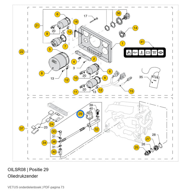 Oliedrukzender - Vetus - OILSR08