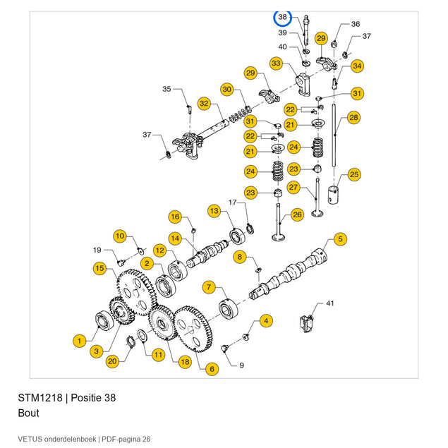 Bout - Vetus - STM1218