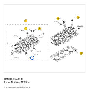 Bus M4.17 serienr.111591<- - Vetus - STM7706