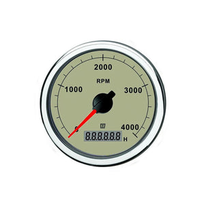 Toeren/urenteller, beige, 0-4000 rpm - Vetus - TACHN4000