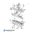 Volvo Penta D2-40 Kleppendekselpakking tekening - 3887222
