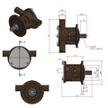 Impellerpumpe Vetus M2 M3 Motoren - STM6109