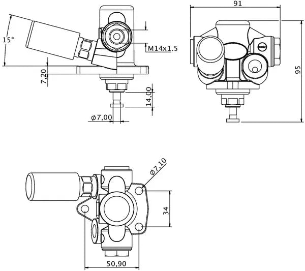 Volvo Penta opvoerpomp - 244825