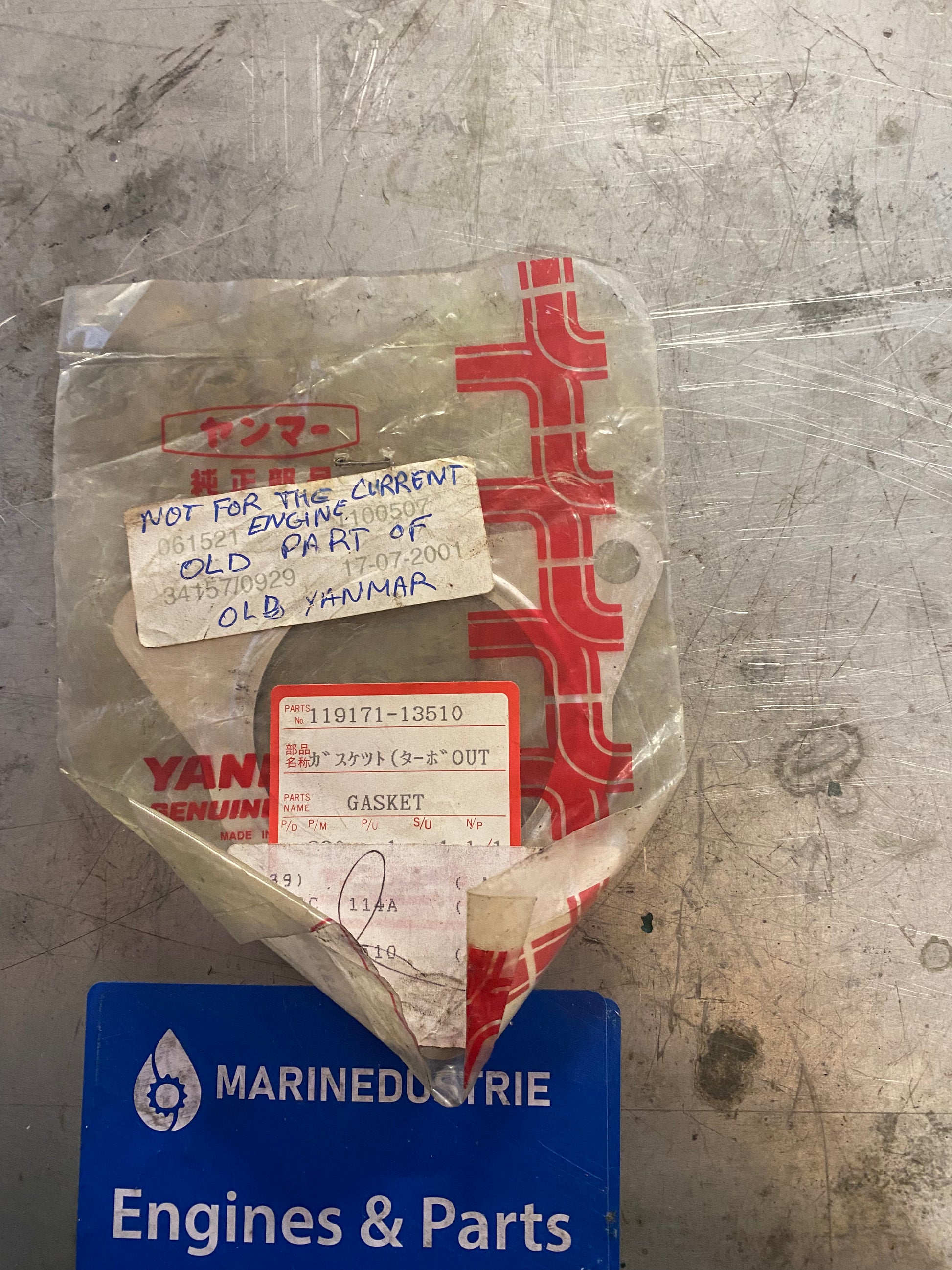 Yanmar Gasket - 119171 - 13510